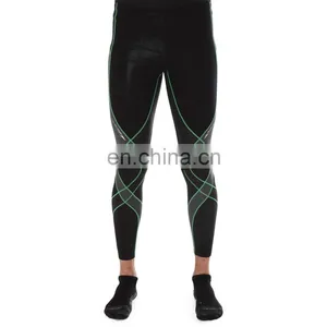 Mens Printing Strengthen Custom Compression Pants thumbnail-1