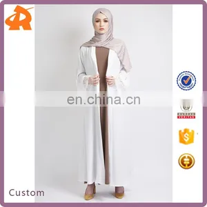 Custom High Quality White New Model Abaya Dubai Egypt in China,latest Design Muslim Dress 2017 Abaya thumbnail-1