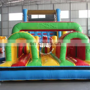Adult & Kids Challenge Course Obstacle Inflatable With Water Pool for Rental thumbnail-4