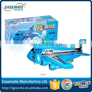New Products 2015 Kids Plastic Toy Flying Toy Plane bo Toy Plane With 3D Light and Music thumbnail-1