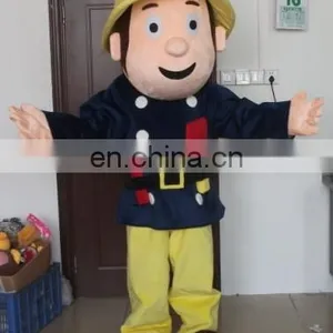 Lovely Firemen Mascot Costume,used Mascot Costumes for Sale thumbnail-1