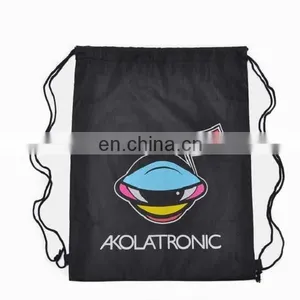 Fashion Digital Printing Calico Backpack Bag With Drawstring thumbnail-1