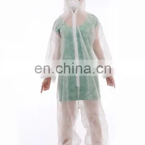 Disposable Non-woven PP Coverall With Elastic Wrists thumbnail-3