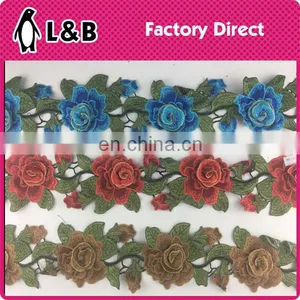 New Design Fashion Embroidery Flower Lace thumbnail-2