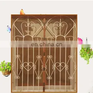 Polyester Screen Netting Material and Door & Window Screens Type Stripe Door Curtain Decoration With Bird Button thumbnail-4