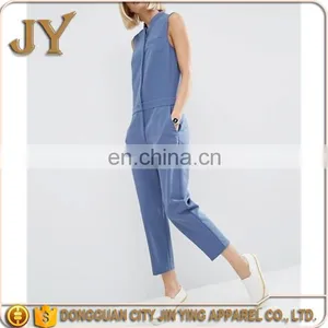 Latest Design Rompers for Fashion Women New Color Plain Ladies Jumpsuits thumbnail-2