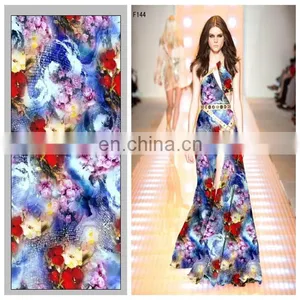 Long Maxi Dress China Suppliers On Printed Rayon Fabric thumbnail-1