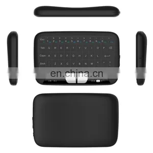 Game Keyboard for Free,H18 2.4GHz Mini Wireless Air Mouse QWERTY Keyboard With Touchpad / Vibration for PC, TV thumbnail-3