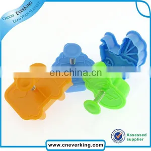 New Plastic Colorful Personalized Cute Cookie Cutter Set thumbnail-5