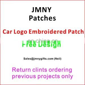 Custom Car Logo Jacket T-shirt Iron on Embroidered Patch thumbnail-1