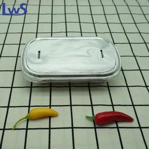 Wholesale High Quality Airline Food Packaging Disposable Smooth Wall Aluminum Foil Container thumbnail-5