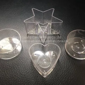 Cheap Clear Plastic Tealight Cup PP Material Candle Cup thumbnail-1