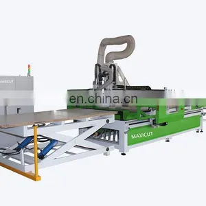 Israel Hot Sale Furniture Drilling Cnc Router 1200*1200 Cabinet Making Auto Feeding thumbnail-2