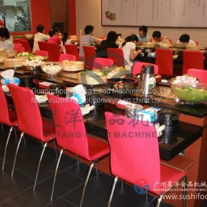 Customized Restaurant Stainless Steel Buffet Hot Pot Conveyor Belt System thumbnail-2
