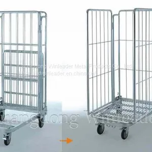 YLD-WT422 Warehouse Cart,warehouse Trolley,warehouse Trolley Exporter,Logistic Cart thumbnail-1