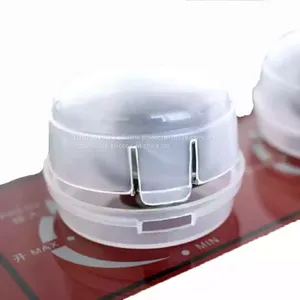 Clear Safety Stove And Oven Knob Cover Gas Stove Locks Home Kitchen Protection for Baby Kids Wholesale thumbnail-5