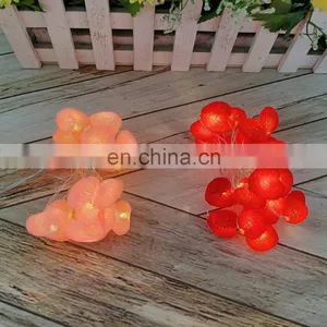 Battery Powered Heart Shaped Copper Wire String Light For Valentine Wedding Party Decoration thumbnail-3