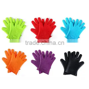 2016 Professional Oven Gloves Black Kitchen Gloves Silicone Oven Gloves Supplier's Choice thumbnail-5
