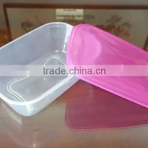 2200ml Rectangular Plastic Food Storage Container / Food Storage Box, Microwavable thumbnail-2