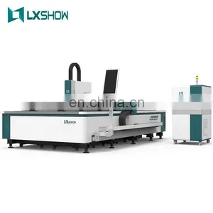 2021 LXSHOW 1000w 2000w 3000w 4000w Carbon or Stainless Steel CNC Fiber Metal Laser Cutting Machine Price / Fiber Laser Cutter thumbnail-1