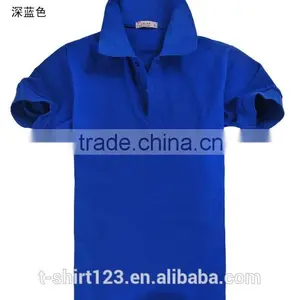 Wholesales CVC Polo Shirt/polo Shirt With Pique Material/plain Polo Shirt With Customized thumbnail-2