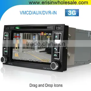 Erisin ES7402M 7" MTK Car DVD GPS Navigation System for Touareg 2009 thumbnail-1
