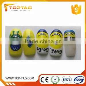 Durable Flashing Light NFC Rfid Micro Finger Nail Sticker For Women thumbnail-5