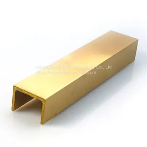 China Manufacturer Customized Extruded Brass Profile Brass U Shape Tube thumbnail-4
