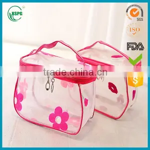 China Supplier Clear PVC Cosmetic Bag Packaging for Skincare thumbnail-1
