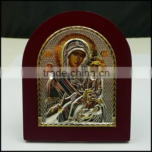 Virgin Mary Healer Silver Icon thumbnail-1