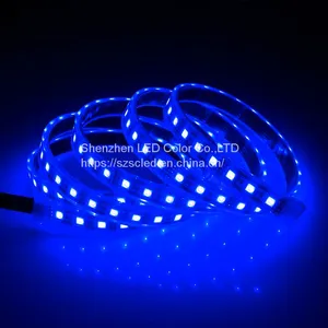 Favorable Price Easy To Carry LC5050 Single Color BLUE 72 Pixel /m 17.3w/m DC24V White PCB Led Strip Light thumbnail-3