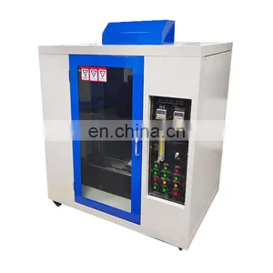 Horizontal Vertical Burning Combustion Flame Test Chamber Flammability Tester For Plastic thumbnail-1