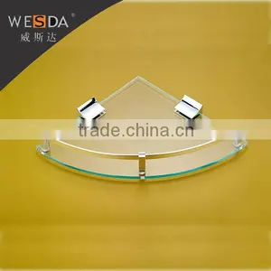 Wesda High Quality Tempered Wall Bathroom Glass Shelves C004 thumbnail-2