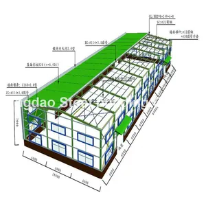 Prefabricated Light Weight Steel Strucuture Frame Warehouse Building/Prefab Steel Metal Warehouse thumbnail-2