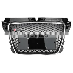High Quality Front Grill for Audi A3 Material Black RS3 Radiator Honeycomb Grills 2007 2008 2009 2010 2012 2013 thumbnail-5