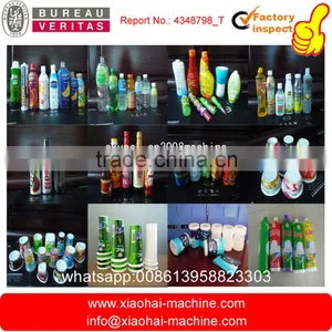 Full Automatic Half Full Body Cap Cup Bowl Container PVC PET Shrink Label Sleeving Machine thumbnail-1