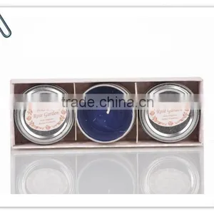 Promotion Gifts 3 Pcs a Set Decorative Gifts Glass Candles thumbnail-1