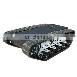 Outdoor Remote Controlling Mobile Rubber Robot Platform Tracked Vehicle thumbnail-4