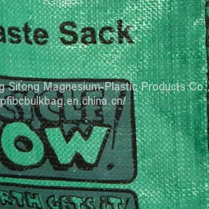 Heavy Duty Bulk Packaging FIBC Jumbo Bags Circular / Tubular Shape Plain Stitching thumbnail-2