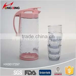 Eco-friendly 2L Plastic Milk Pitcher With Lid & 300ml Cups thumbnail-5