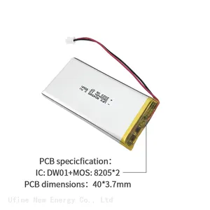 UFX 804585 3500mAh 3.7V Professional Polymer Lithium Ion Cell Manufacturer Produce Large Capacity Battery For Tablet PC thumbnail-4