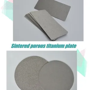 10um Sintered Porous Ti Plate For PEM Electrolytic Cell thumbnail-3