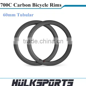 700c Full Carbon Road Bicycle Rims Chinese Carbon Rim Cheap Carbon Tubular Rims Bicycle Carbon Rims thumbnail-1