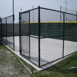 PVC Coated Chain Link Wire Mesh Fence for Garden & Basketball Court Applications thumbnail-4