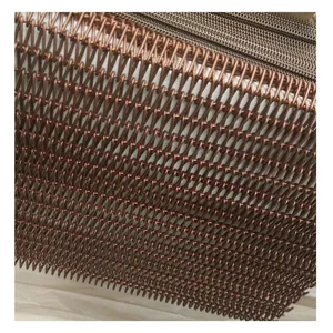Custom Timelessly Modern Fireproof Aluminum Woven Metal Mesh Ceiling Steel for Interiors Architectural Ceiling thumbnail-3