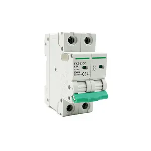 Small DC Circuit Breaker FK6-63DC 500VDC 2P Miniature Low Voltage Circuit Breaker thumbnail-5