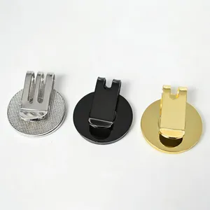 Custom Two-in-One Magnetic Golf Hat Clip, Gold/Silver/Black Blank Blanks In Stock thumbnail-5