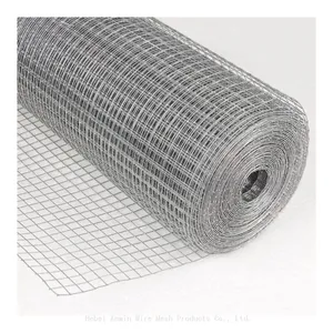 Galvanized Welded Wire Mesh Rolls, Hardware Mesh, Concrete Plastering Mesh, Steel Wire Mesh for Building Wall Plastering thumbnail-1