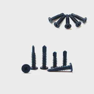 China Manufacturer Drilling Screw Stainless Steel 410 Wafer Head White Zinc Free Samples Wholesale Price thumbnail-1