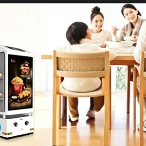 Aker 3-Layer Catering Food Delivery Robot With Advertising Screen thumbnail-4
